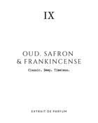 Oud, Safron & Frankincense