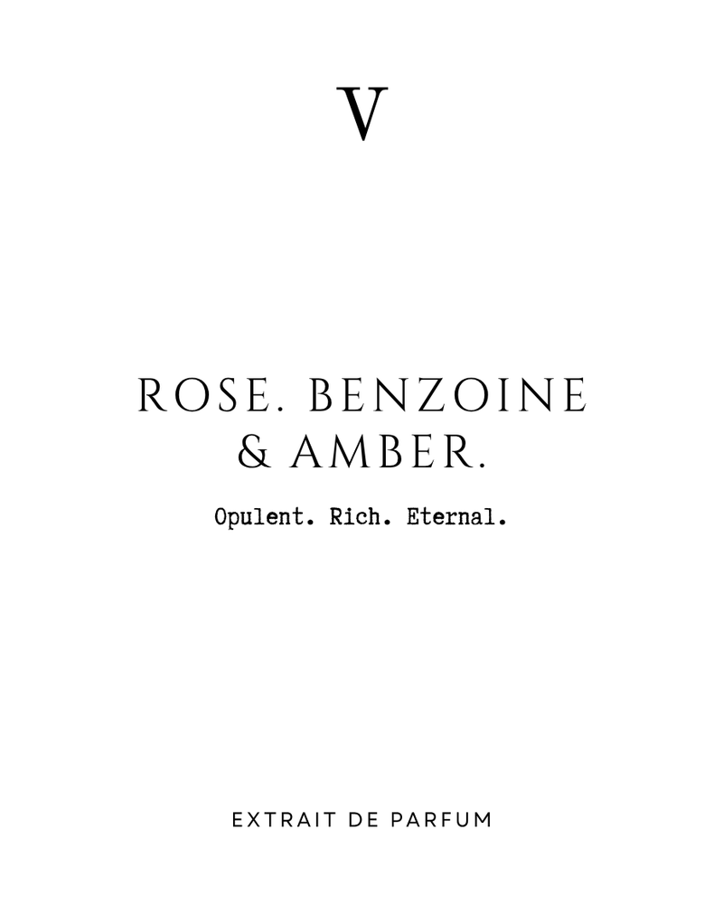 ROSE. BENZOINE & AMBER