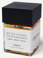 BITTER CHERRY. GRAPES & AMBER.