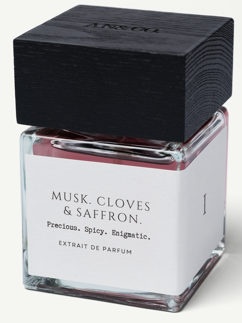 MUSK. CLOVES & SAFFRON.